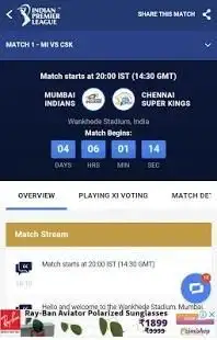 IPL 2018 Full Schedule Screen Shot 4