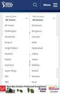 IPL 2018 Full Schedule Screen Shot 2