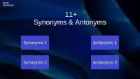 11+ Synonyms and Antonyms Screen Shot 15