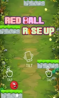 Risen Up Red Ball Game Screen Shot 2