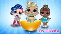 ☂️ Gold Lol surprise eggs doll game Screen Shot 1