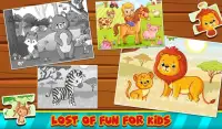 Animal Jigsaw Puzzles - For Kids Learning Screen Shot 2