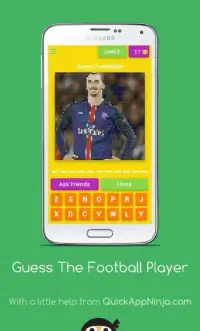 Guess The Soccer Player 2018 Quiz Game Screen Shot 2