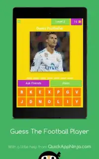 Guess The Soccer Player 2018 Quiz Game Screen Shot 1