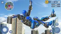 Real Flying Spider Ninja Rope Hero Vice Town Crime Screen Shot 2