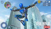Real Flying Spider Ninja Rope Hero Vice Town Crime Screen Shot 1