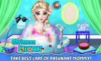Mrs Claus Pregnant Mommy - Christmas Newborn Baby Screen Shot 1