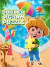 Jigsaw Puzzles : Summer Vacation Fun Game Screen Shot 5