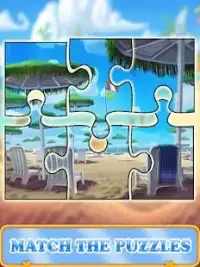 Jigsaw Puzzles : Summer Vacation Fun Game Screen Shot 2