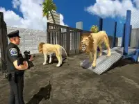 Wild Animal Police truck transport sim 2018 Screen Shot 4