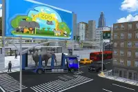 Wild Animal Police truck transport sim 2018 Screen Shot 3