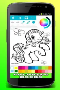 ColoringZou Book for Little Pony Screen Shot 2