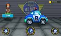 Robot Car Hill Racing - poli games free for kids Screen Shot 4