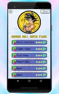 Best Dragon Ball Super Piano game Screen Shot 5