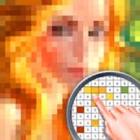 Pixel picture Color By Number Sandbox Art