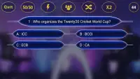 Cricket Quiz In KBC 2018 Style Screen Shot 2