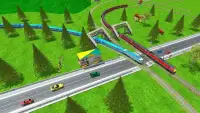 Long European Train Driving New Train Free Game Screen Shot 5