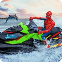 Jet Ski Superheroes Race Real Stunts