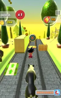 Dragon Boll Super Run: Saiyan, Goku Subway Game Screen Shot 6