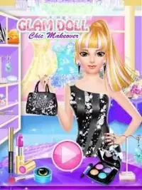 Glam Doll Chic Makeover Salon Screen Shot 5