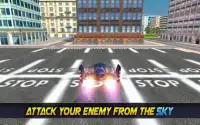 Super Flying Robot Bike Steel Robot War Screen Shot 4