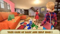Real Family Babysitter Helping Mom Simulator 3D Screen Shot 3