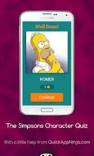 The Simpsons Character Quiz Screen Shot 19
