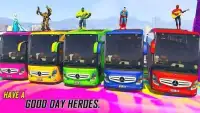 Superhero Modern Bus Coach Driver Simulator 2018 Screen Shot 1
