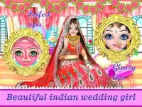 Royal indian wedding girl makeup and mehandi Screen Shot 0