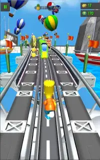 Subway Simpsons ; Epic Run Screen Shot 0