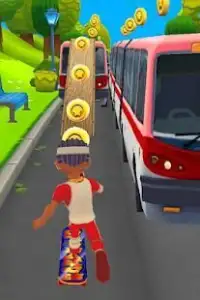 Subway Skater Bus Rush Screen Shot 2