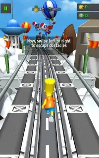 Subway Simpsons ; Epic Run Screen Shot 3