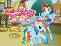 Rainbow Dash Pony Vs Human Screen Shot 2