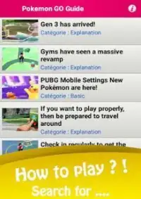 Guide for Pokemon Go Screen Shot 6