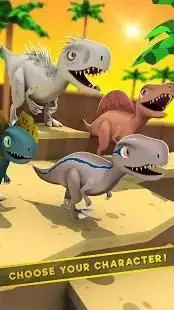 Jurassic Dinosaur: Real Kingdom Race Free Screen Shot 3