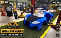 Virtual Car Makers: Sports Car Mechanic 3D Screen Shot 3