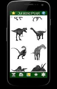 Color by Numbers: Jurassic Dinosaur Pixel Art Screen Shot 1