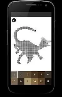 Color by Numbers: Jurassic Dinosaur Pixel Art Screen Shot 2