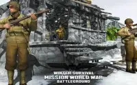 Winter Survival Mission - World War Battleground Screen Shot 1