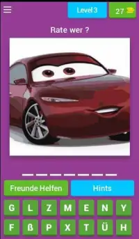 Cars 3 Quiz Trivia Screen Shot 3