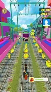 Super Surf Subway Train Rush Runner Screen Shot 3