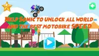 Motorbike Sonic runner 2 Screen Shot 2