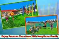 Virtual Happy Family Summer Vacations Neighbor Fun Screen Shot 10