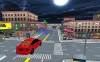 City Pizza Delivery Car Drive Screen Shot 0