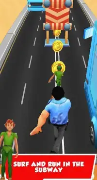 Bus and Subway Runner : Super hero Edition Screen Shot 4