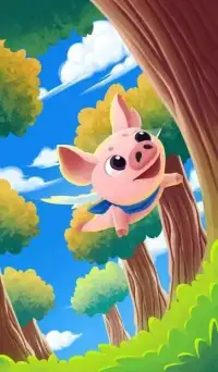 Juju Pig: Fly & Chase of Apple Screen Shot 4