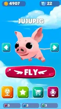 Juju Pig: Fly & Chase of Apple Screen Shot 3