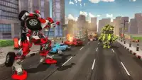 Moto Robot Transformation: Flying Car Robot Games Screen Shot 2