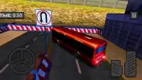 Free simulator bus parking driving - skill games Screen Shot 6