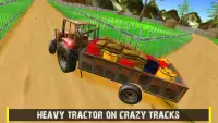 Big truck driving - Farm Tractor Cargo Drive Game Screen Shot 9